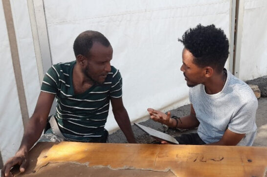 Ethiopian aid workers.