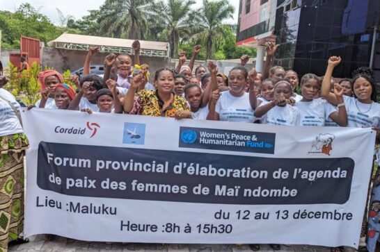 A group of women in the Democratic Republic of the Congo