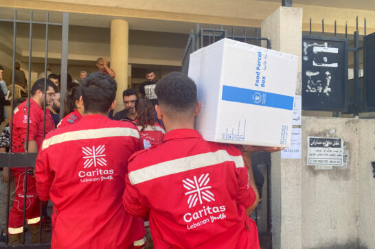 Caritas Lebanon delivers relief items