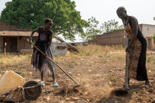 Small-scale farmers in South Sudan are vulnerable to fragility and climate change. A double burden.