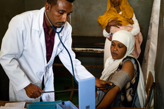 A health centre in Ethiopia that runs with support from Cordaid.