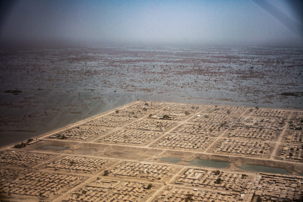 Bentiu town floods in South Sudan.