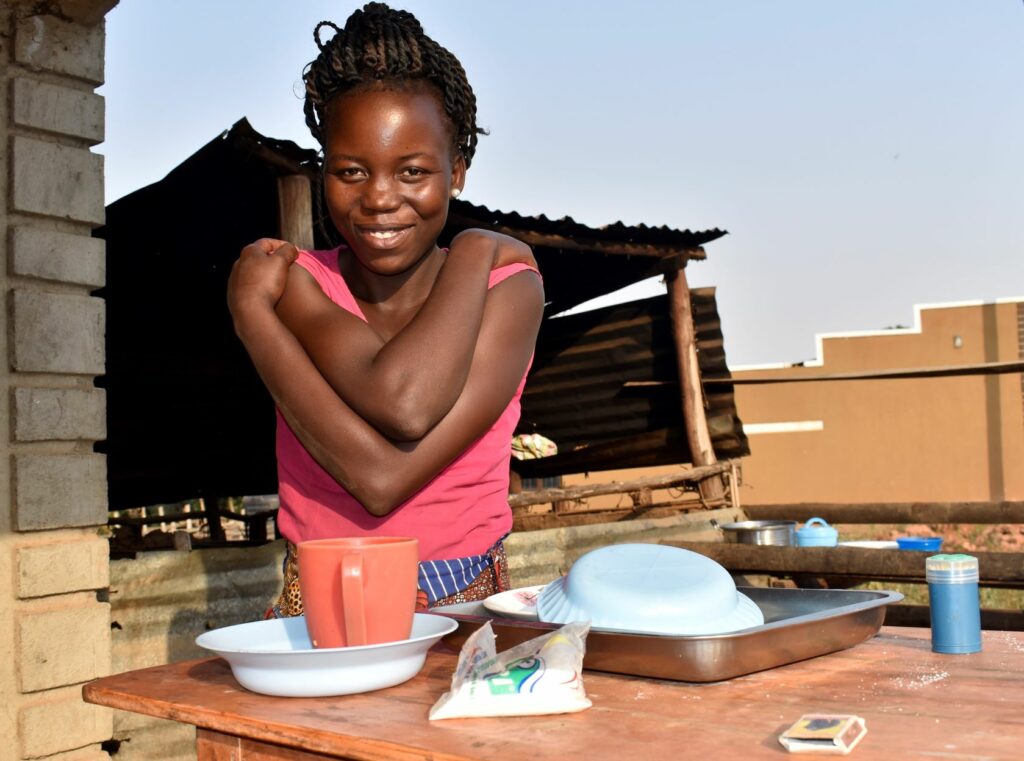 Ugandan female coffee farmer