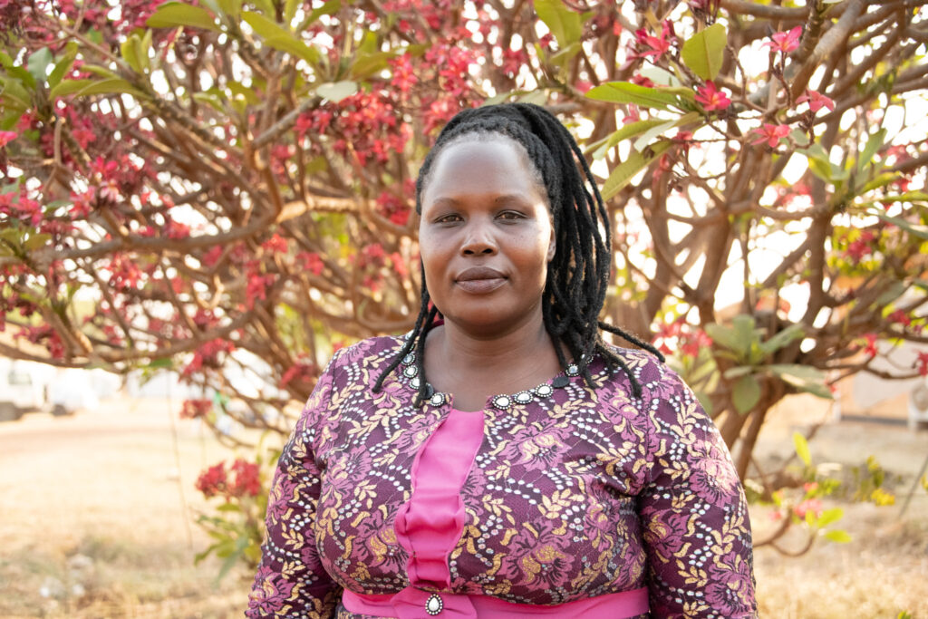 Woman living with HIV in South Sudan