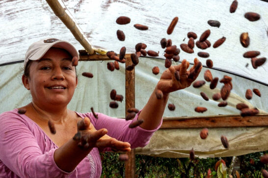 Female farmer in Colombia.