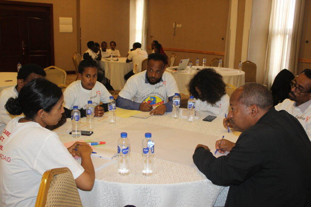 A group of Ethiopian humanitarian professionals.