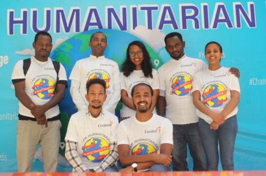 A group of Ethiopian humanitarian professionals.