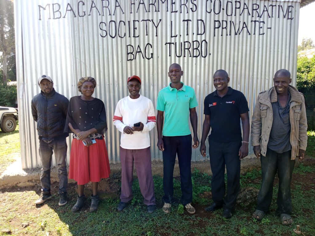 Members of a farmer cooperative in Kenya.