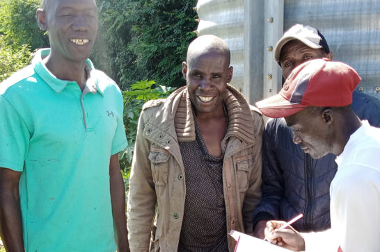 Members of a farmer cooperative in Kenya.