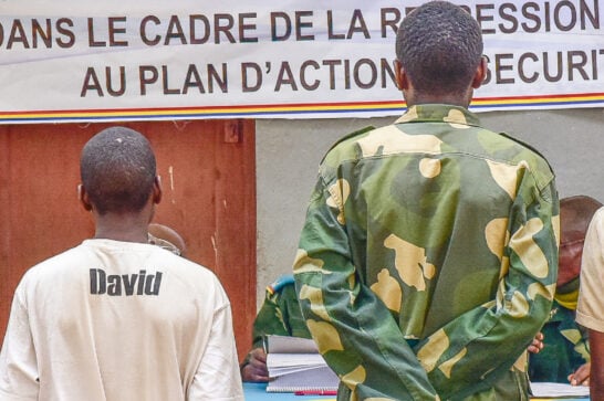 A court hearing in eastern DR Congo.