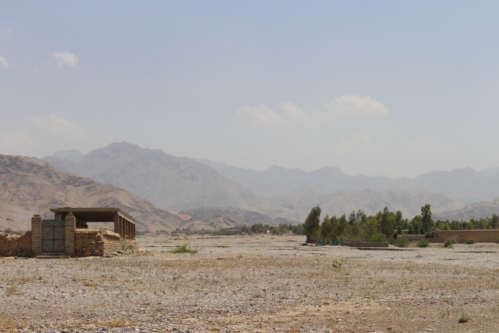 Landschap in Afghanistan.