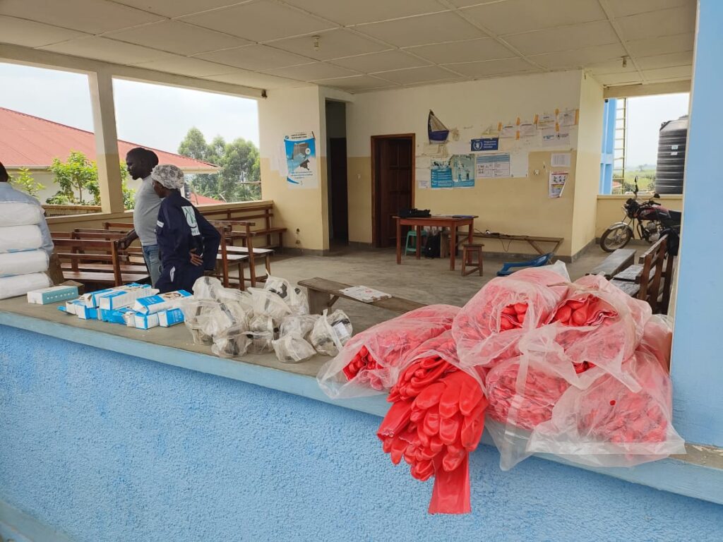 Distributie van de PCI-kit voor ebola in in Democratische Republiek Congo Cordaid 2026